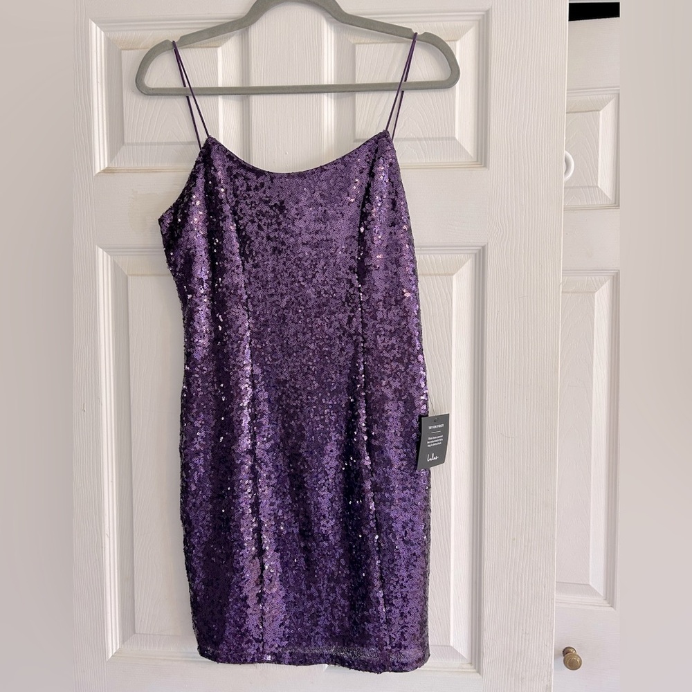 Lulus Sequin Mini Dress.  NWT.  Size: Medium